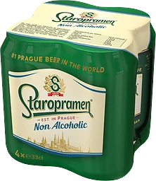 Öl Alkoholfri 33cl 4-p Staropramen