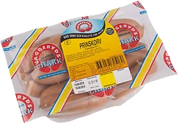 Prinskorv ca 500g Vaggeryds Chark