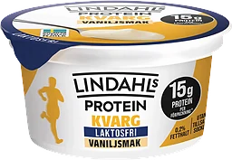 Kvarg Vaniljsmak 0,2% Laktosfri 150g Lindahls