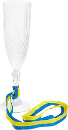 Champagneglas Med Sidenband