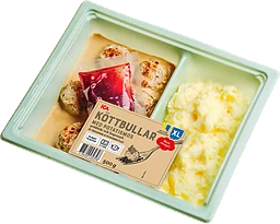 Färdigmat XL Köttbullar med Potatismos och Lingonsylt 500g ICA