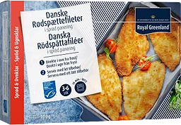 Rödspättafilé 3-6st Fryst 300g Royal Greenland