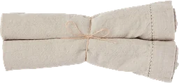 Tygservett Isa Beige 2-p 45x45cm ICA
