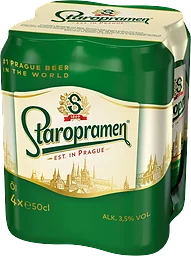 Öl 3,5% 50cl 4-p Staropramen