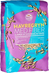Fiberhavregryn 1,5kg ICA Gott Liv