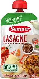 Lasagne från 6m 120g Semper