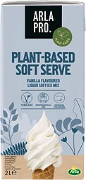Mjukglassmix Växtbaserad Vanilj 2000ml Arla® Pro