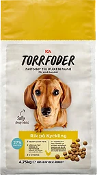 Torrfoder Hund Liten Kyckling 4.75kg ICA
