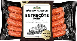 Entrecotekorv 75% Kötthalt 240g Härryda Karlsson