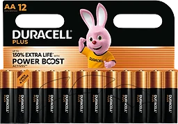 Batteri Plus AA 12-p Duracell