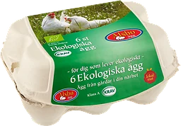 Ägg 6P Eko Frigående Utomhus