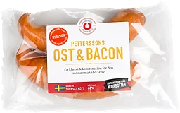 Grillkorv Ost & bacon 230g Petterssons Charkuteri