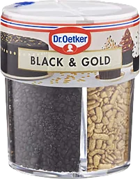 Bakdekor Black & gold 83g Dr.Oetker