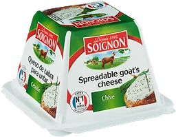 Bredbar getost gräslök 150 g Soignon