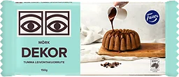 Blockdekor Mörk 150g Fazer