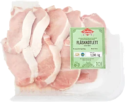 Fläskkotlett Skivad Benfri ca 1,3kg Gudruns