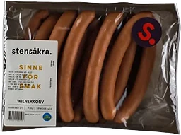 Wienerkorv 70% Kötthalt 720g Stensåkra