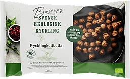 Kycklingköttbullar Ekologisk Fryst