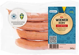 Wienerkorv Match 85% Kötthalt 240g ICA