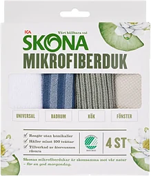 Mikrofiberduk 4-p ICA Skona