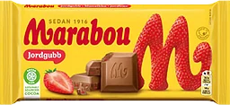 Chokladkaka Jordgubb 185g Marabou