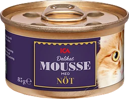 Kattmat Mousse Nöt 85g ICA