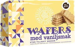 Wafers Vaniljsmak 125 g Vagott