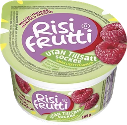 Mellanmål Hallon & Passion Utan tillsatt socker 165g RisiFrutti