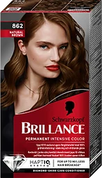 862 Natural brown Hårfärg 1-p Brillance Schwarzkopf