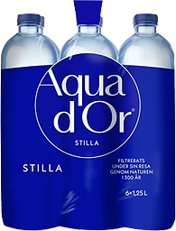 Naturligt mineralvatten Stilla 6-p 125cl Aqua d'or