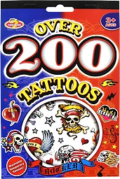 Tatueringar Tattoo Sticker 200st med album