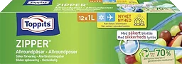 Zipperpåse 1L Allroundpåsar