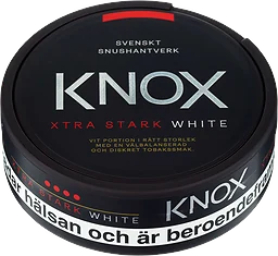 Knox Xtra Stark White Portionssnus