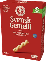 Svensk Gemelli Durumvete Pasta