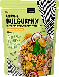 Bulgurmix Gurkmeja & Oregano Ätfärdig 220g ICA