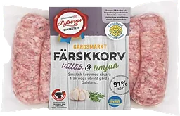 Färskkorv Vitlök/Timjan Gårdsmärkt