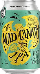 Öl The Mad Canary IPA 3,5% 330ml Brutal Brewing