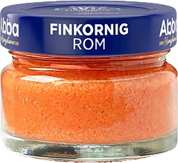 Finkornig rom röd 80g Abba