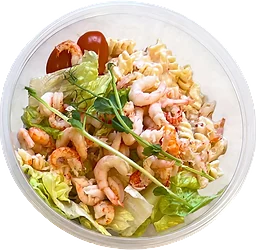 Portionsrätt Räk & Kräftsallad Med Krämig Chilipasta 350g Jätten Cater