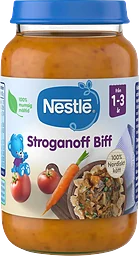 Barnmat Stroganoff Biff 1år 220g Nestle