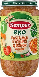 Barnmat Pasta med kyckling & bönor 12 Mån Eko
