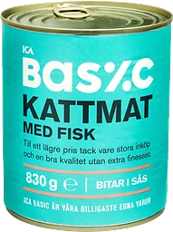 Kattmat Fisk 830g ICA Basic