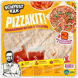 Pizzakit 2-pack 620g Schysst käk