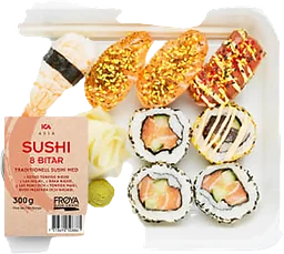 Sushi 8 bitar 300g ICA Asia