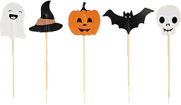 Partypicks Halloween 6,5cm 25-p Festive