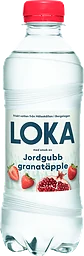 Jordgubb Granatäpple Kolsyrat Vatten Pet