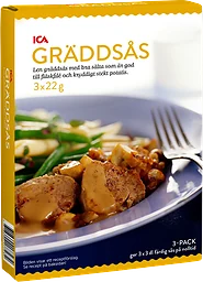 Gräddsås 3-p 900ml ICA