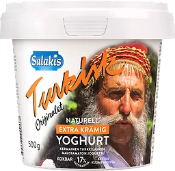 Yoghurt Turkisk Extra krämig 17% 500g Salakis