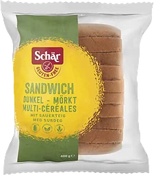 Sandwich Mörkt Glutenfri 400g Schär