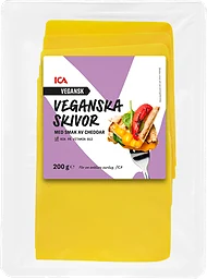 Ost Cheddar Skivor Vegansk 200g ICA